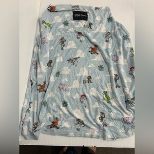 Milk Snob Disney Pixar Toy Story Canopy Car Seat Nursing Cover Bambi Blue